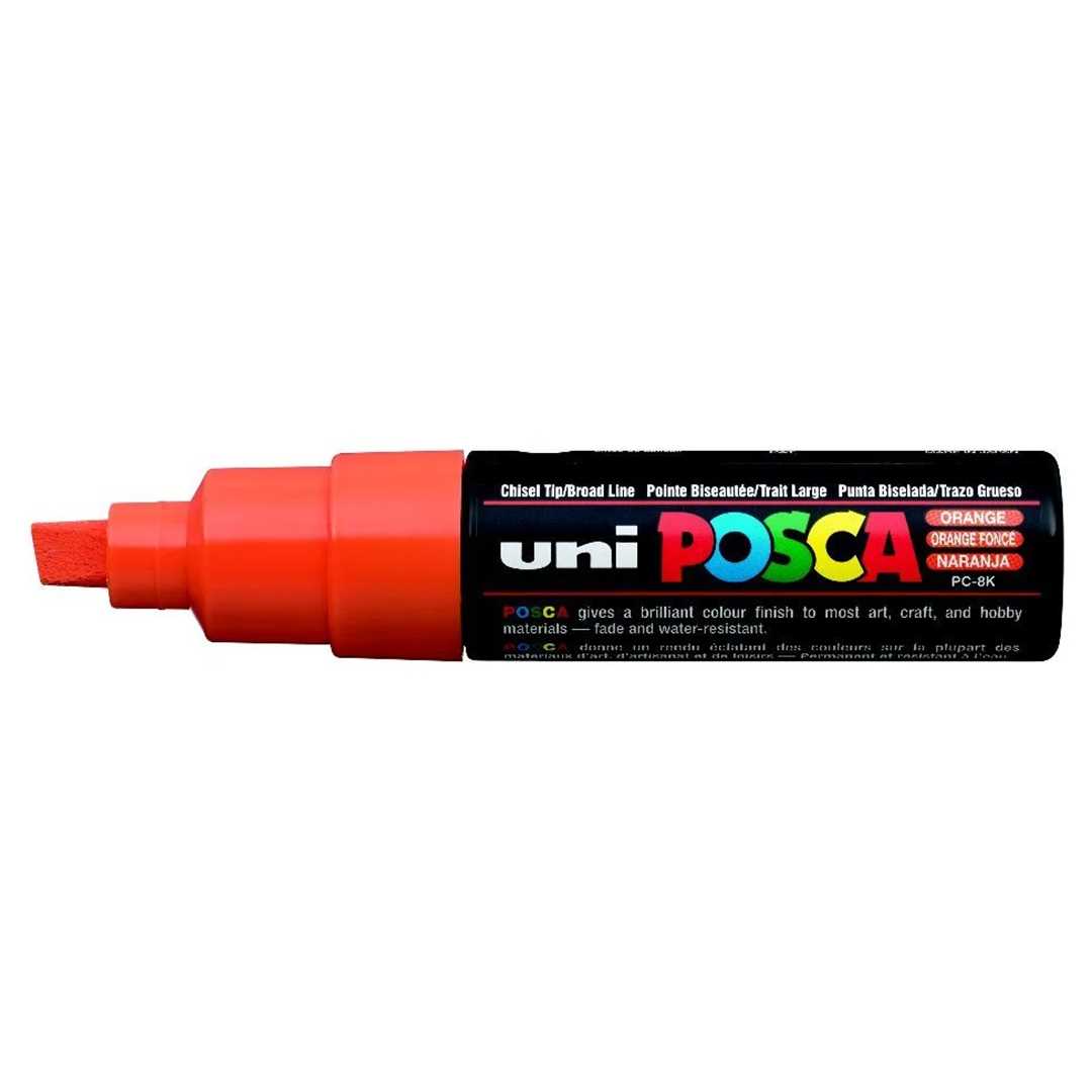 UNİ POSTER MARKÖRÜ POSCA PC-8K 8.0 TURUNCU 6 LI 1