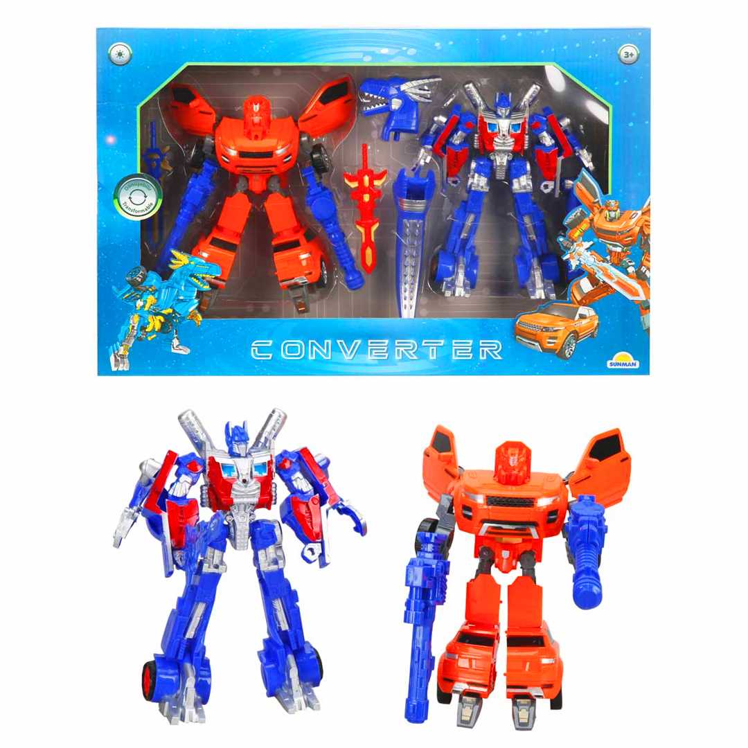 SUNMAN CONVERTER TRANSFORMERS ROBOT L010-A28 IŞIKLI 2 Lİ 3+ 1