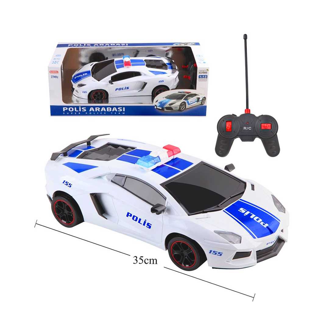 TOYSAN KUMANDALI POLİCE CAR TOY-13 R/C F/F 2.4GHZ 1:12 +6 1