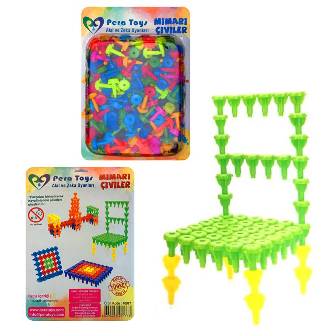 PERA TOYS KUTU OYUN 40017 MİMARI ÇİVİLER 1