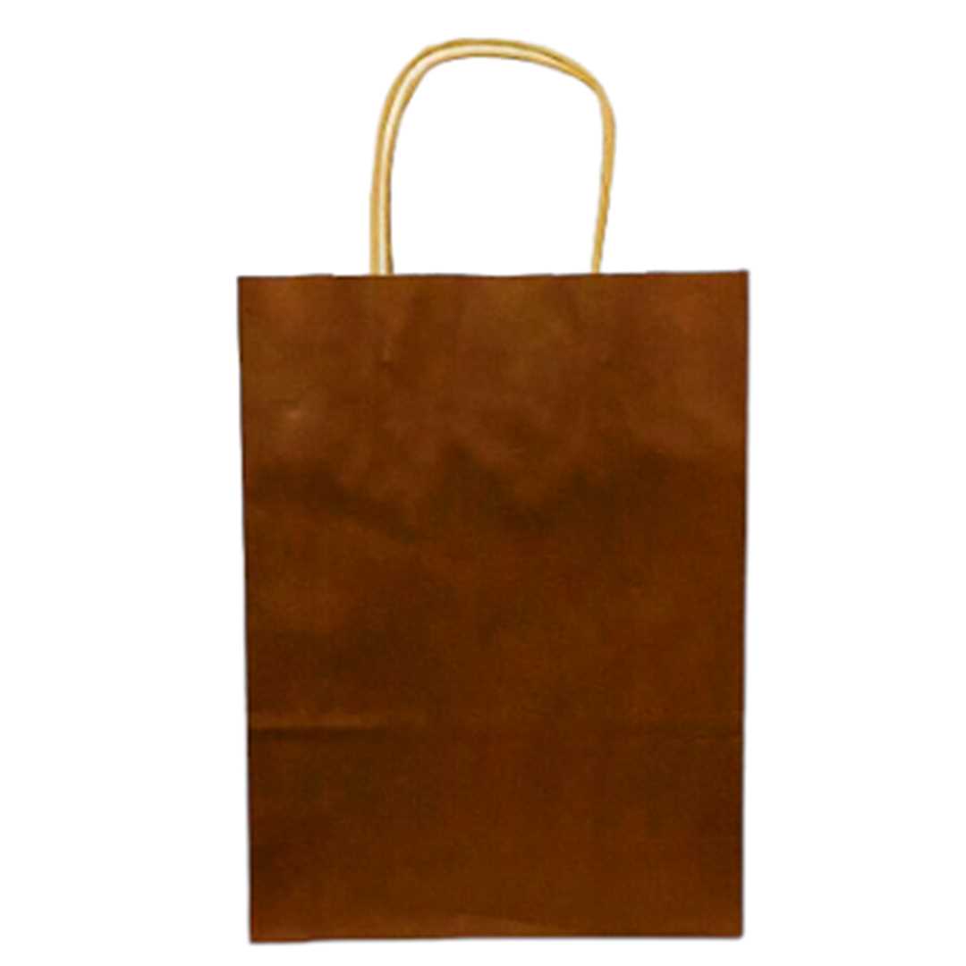 UZAY HEDİYE ÇANTASI KARTON KRAFT KAHVERENGİ 18x24 25 Lİ 1