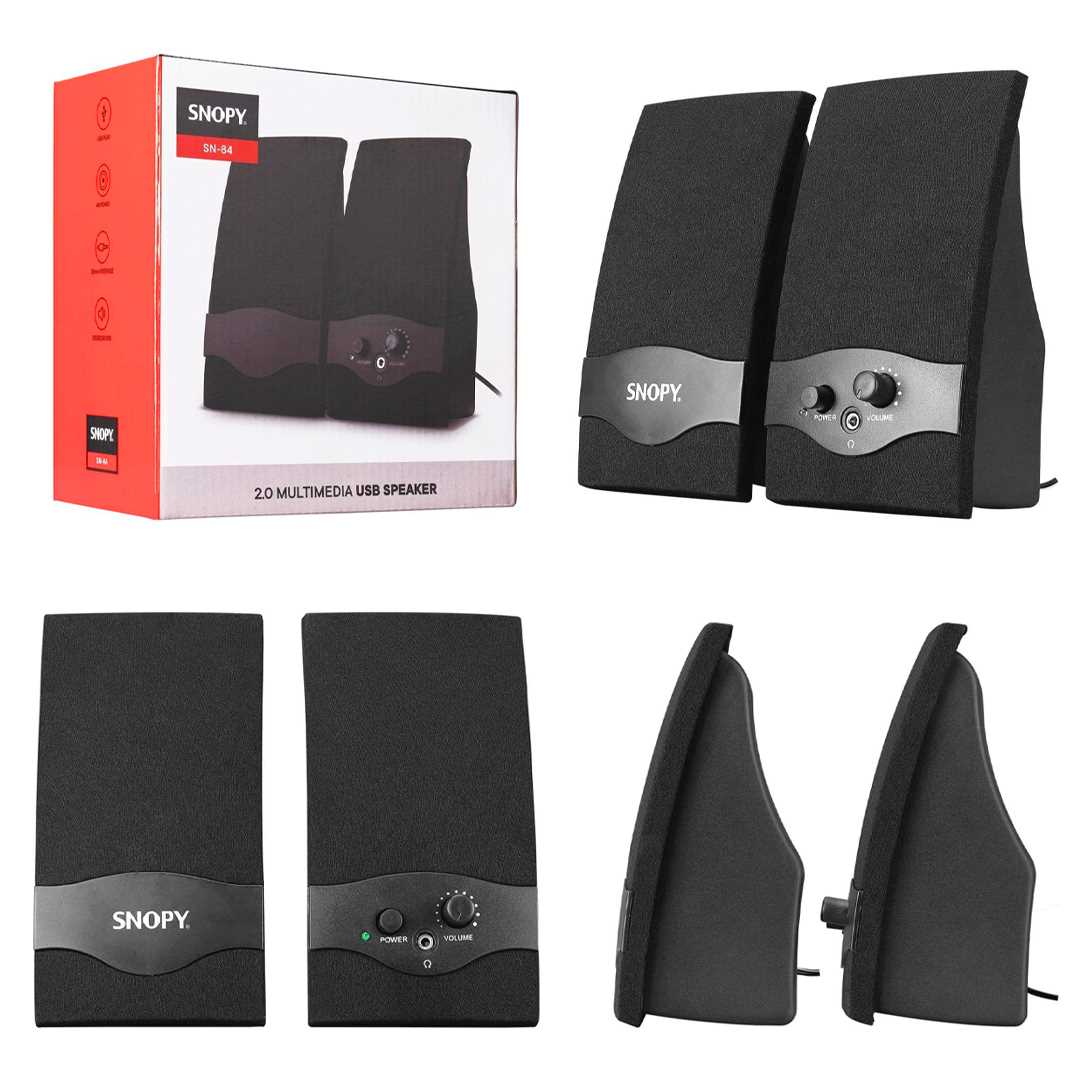 SNOPY SPEAKER SN-84 USB SİYAH 1