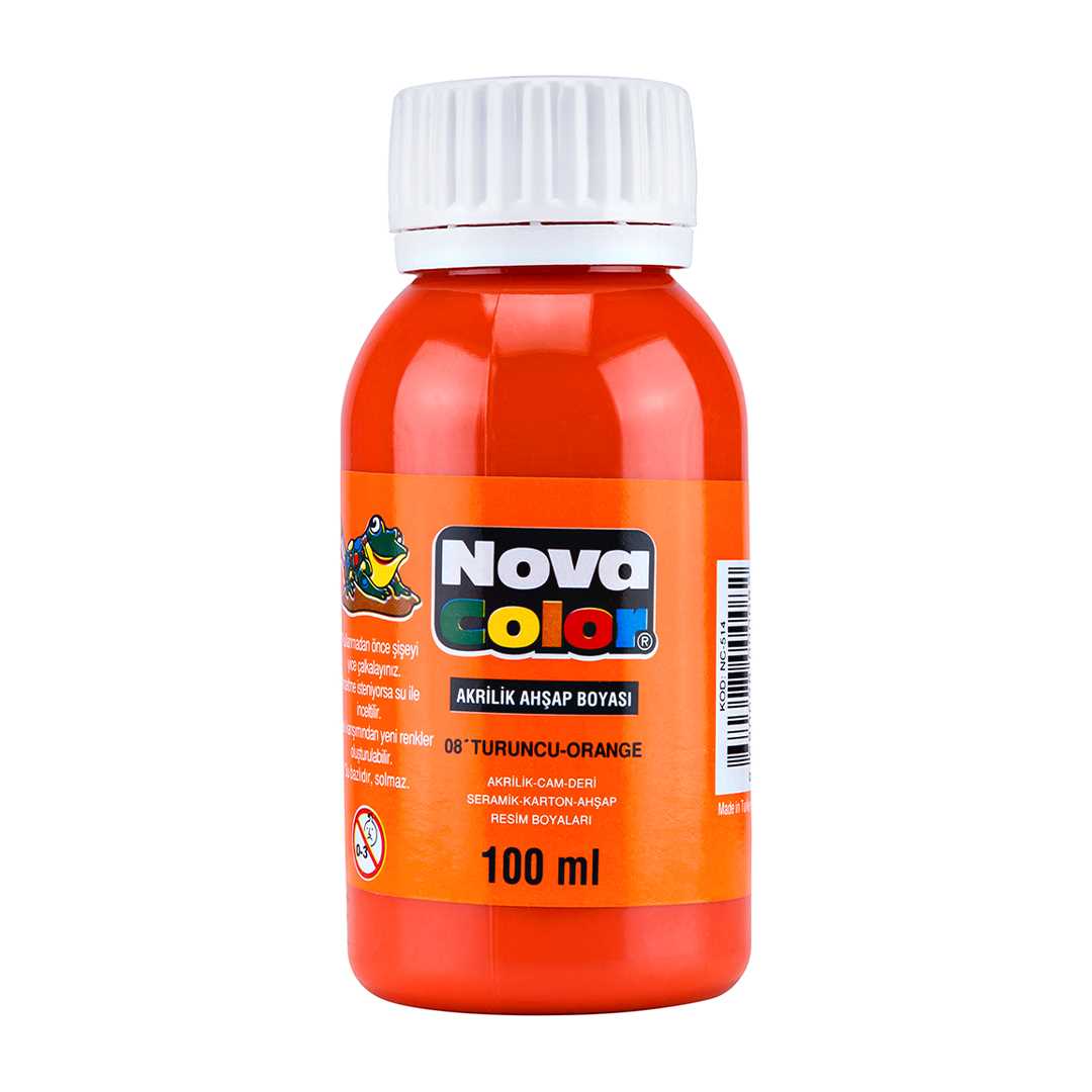 NOVA COLOR AKRİLİK BOYA 100 ML TURUNCU NC-514 1