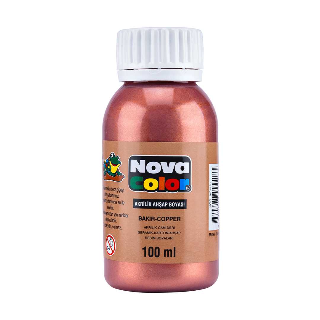 NOVA COLOR AKRİLİK BOYA 100 ML BAKIR NC-521 1