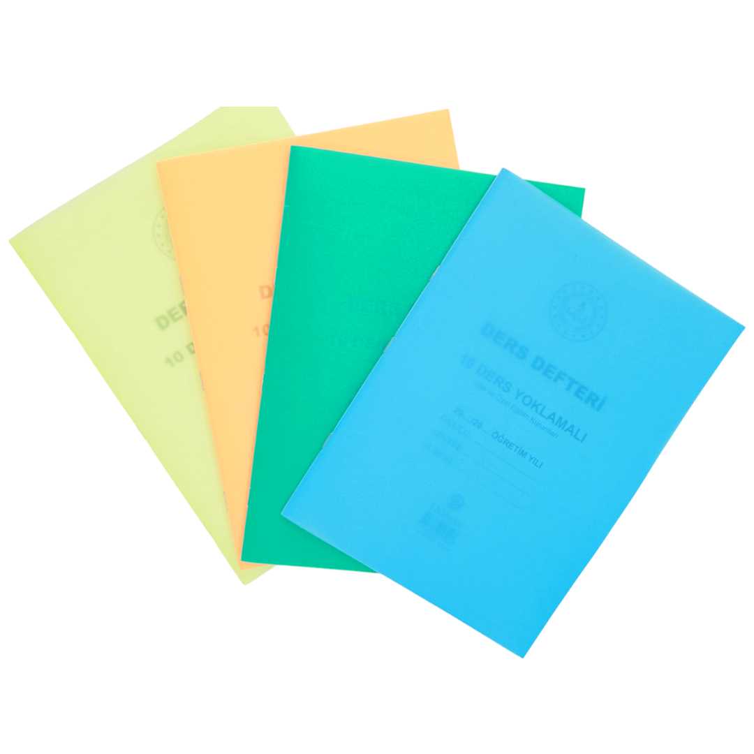 DİLMAN DERS DEFTERİ 5320 PP KAPAK 10 DERSLİK YOKLAMALI 1