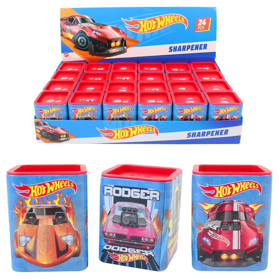 HOT WHEELS KALEMTIRAŞ METAL HW-9753 KÜP ÇİFT BÖLMELİ 24 LÜ 1