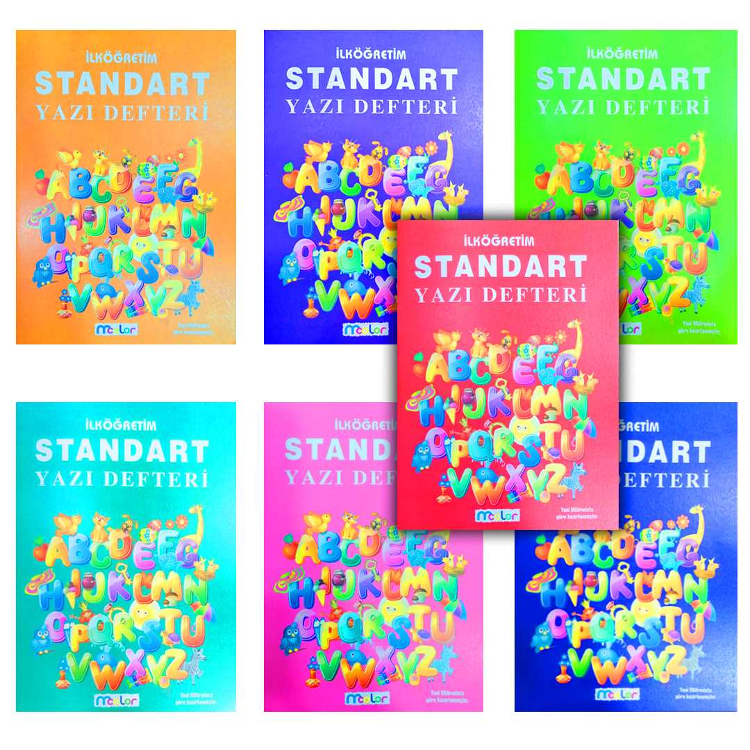 MCOLOR GÜZEL YAZI DEFTERİ A5 KARTON KAPAK DİKİŞLİ 24 LÜ 1