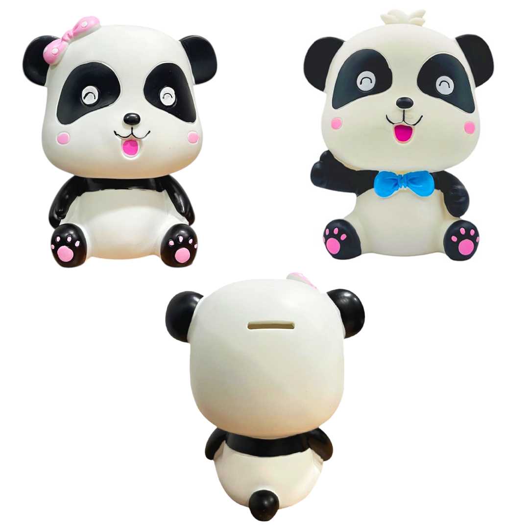 MİSYON KUMBARA 1455 SEVİMLİ PANDA PLASTİK 18 CM 1