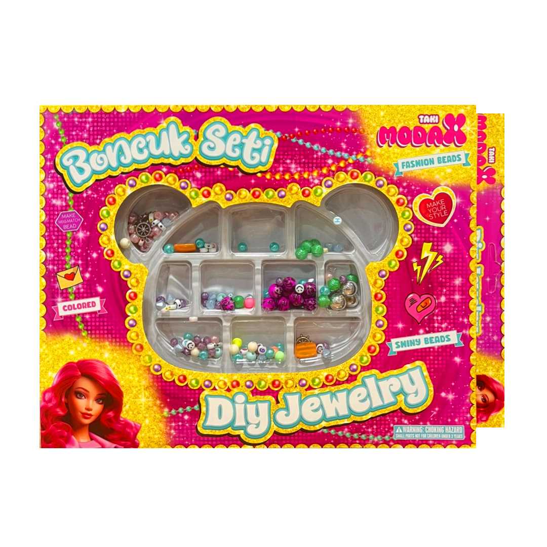 MODAX KENDİN YAP MODEL 1013 TAKI TASARIM SETİ PANDA 3+ 1