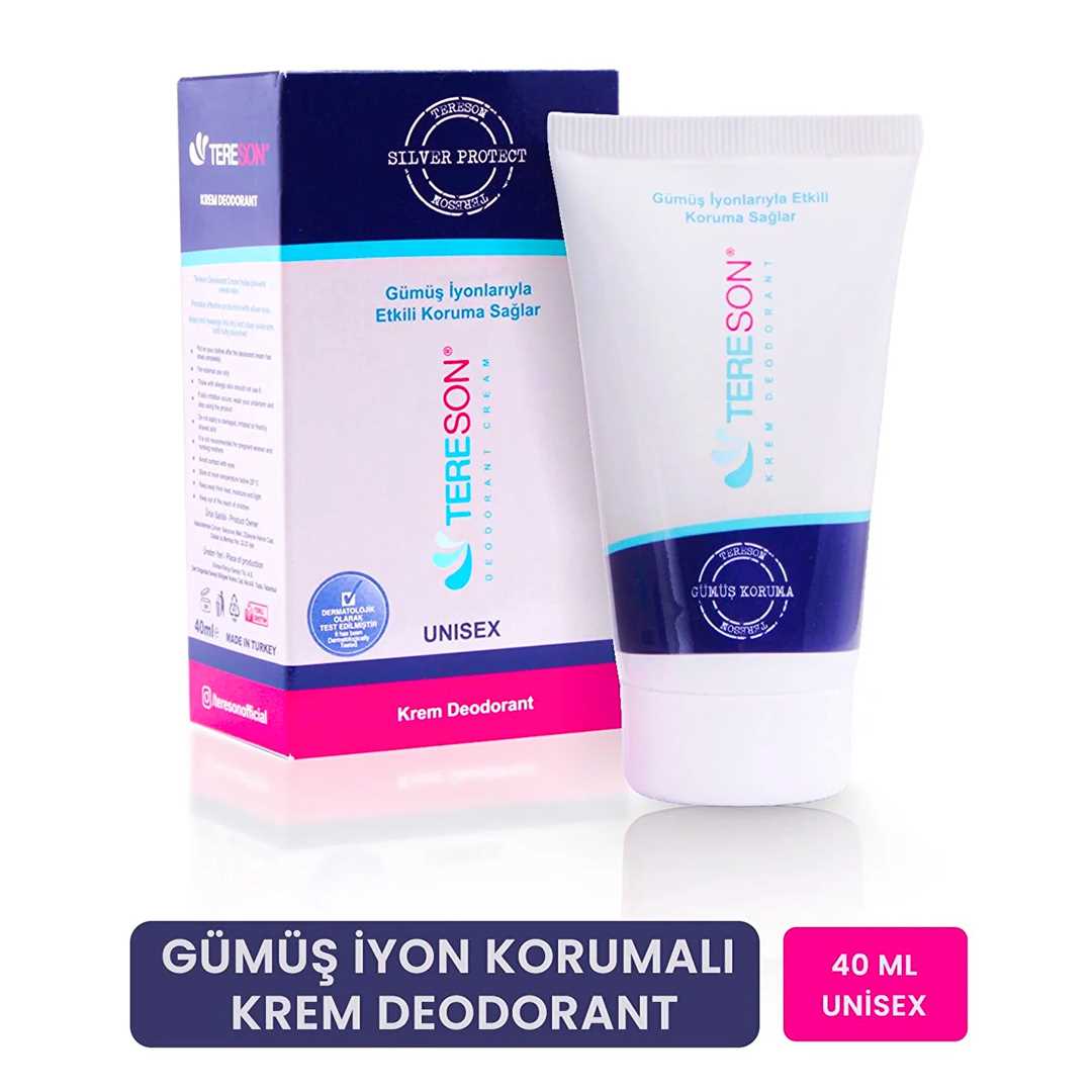 TERESON KREM DEODORANT 40 ML GÜMÜŞ İYON KORUMALI 1