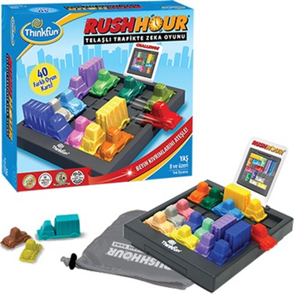 THİNKFUN TELAŞLI TRAFİKTE ZEKA OYUNU 5000 RUSHHOUR 8+ 1