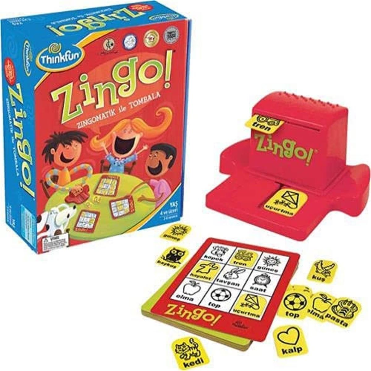 THİNKFUN ZİNGO OYUN TÜRKÇE 7700T ZİNGOMATİK İLE TOMBALA 4+ 1