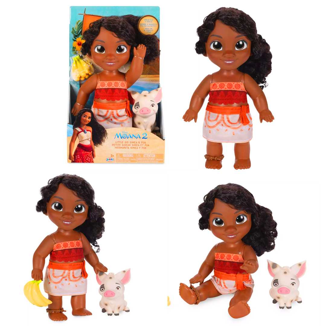 JAKKS DİSNEY MOANA 2 23756 SİMEA BEBEK VE PUA SET 30 CM 3+ 1