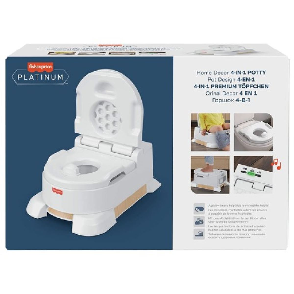 FİSHER PRİCE 4İN1 EĞİTİCİ TUVALET HBX68 1