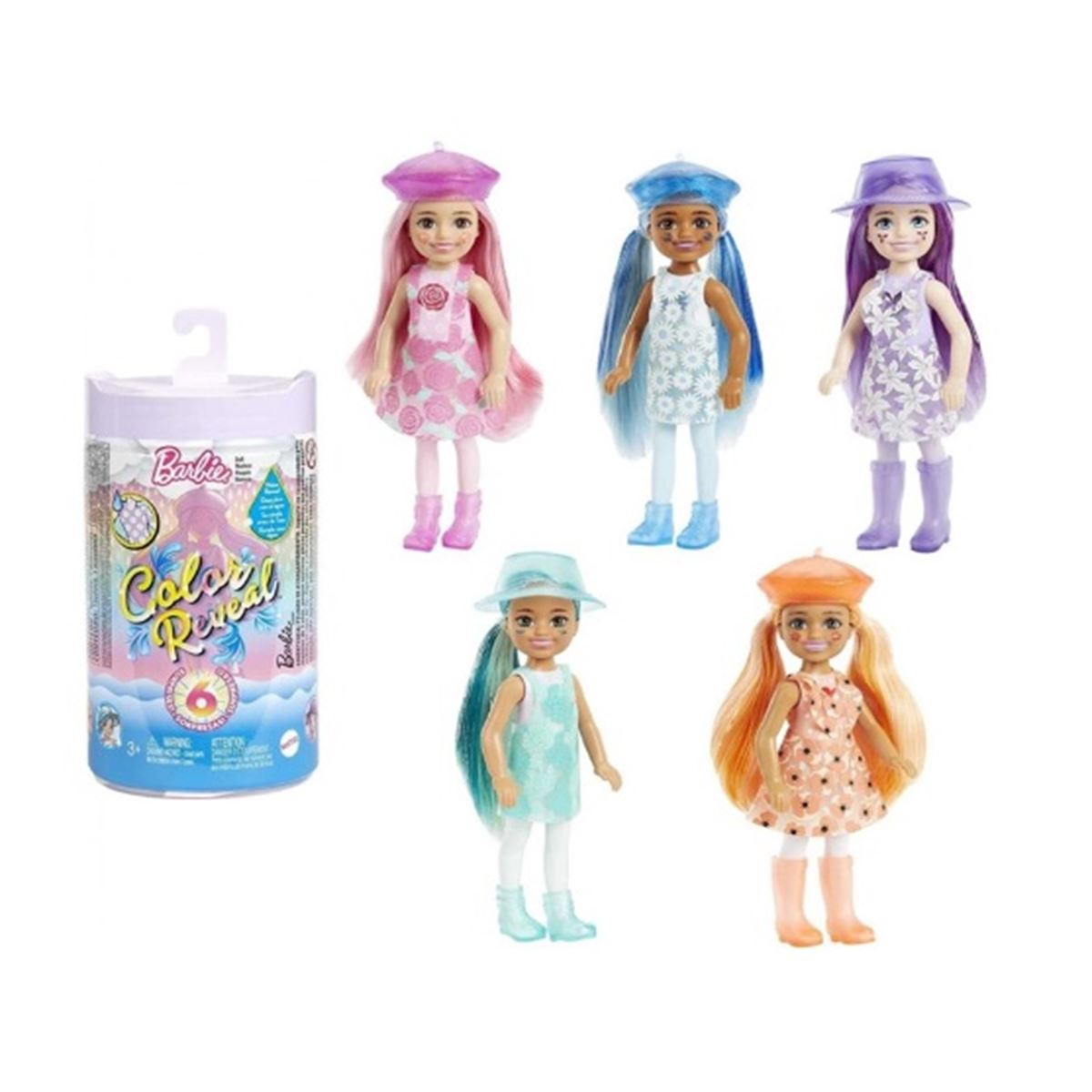 BARBİE HDN76 COLOR REVEAL RENK DEĞİŞTİREN CHELSEA BEBEKLER 1