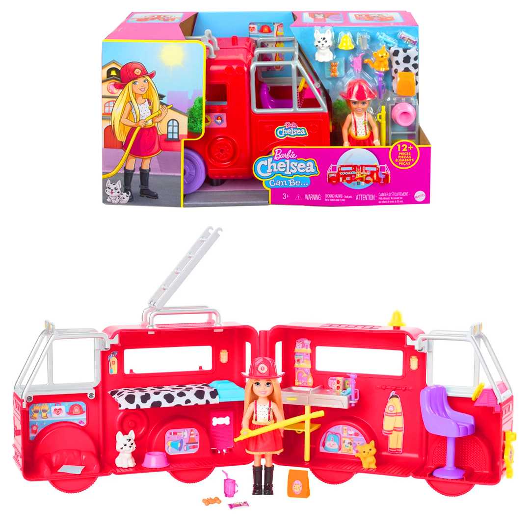 BARBİE HCK73 CHELSEA İTFAİYE ARACI 12+ 1