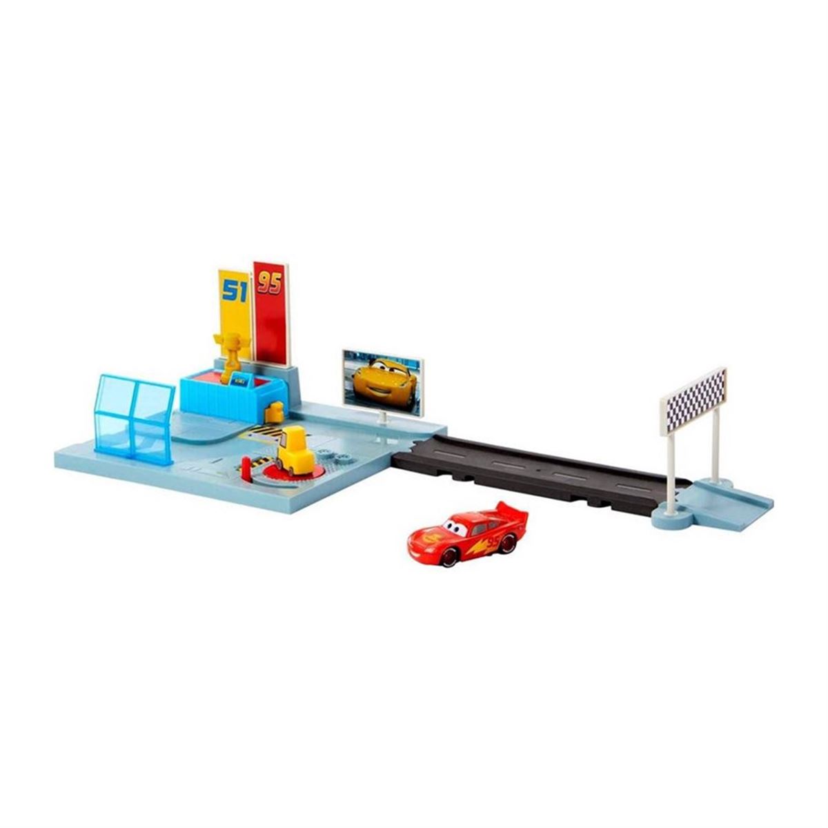 CARS DİSNEY HGV69 YARIŞ MERKEZİ OYUN SETİ 1