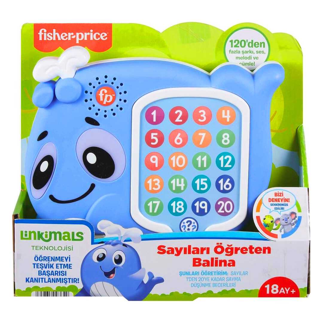 FİSHER PRİCE HJR72 SAYILARI ÖĞRETEN BALİNA 18M+ 1