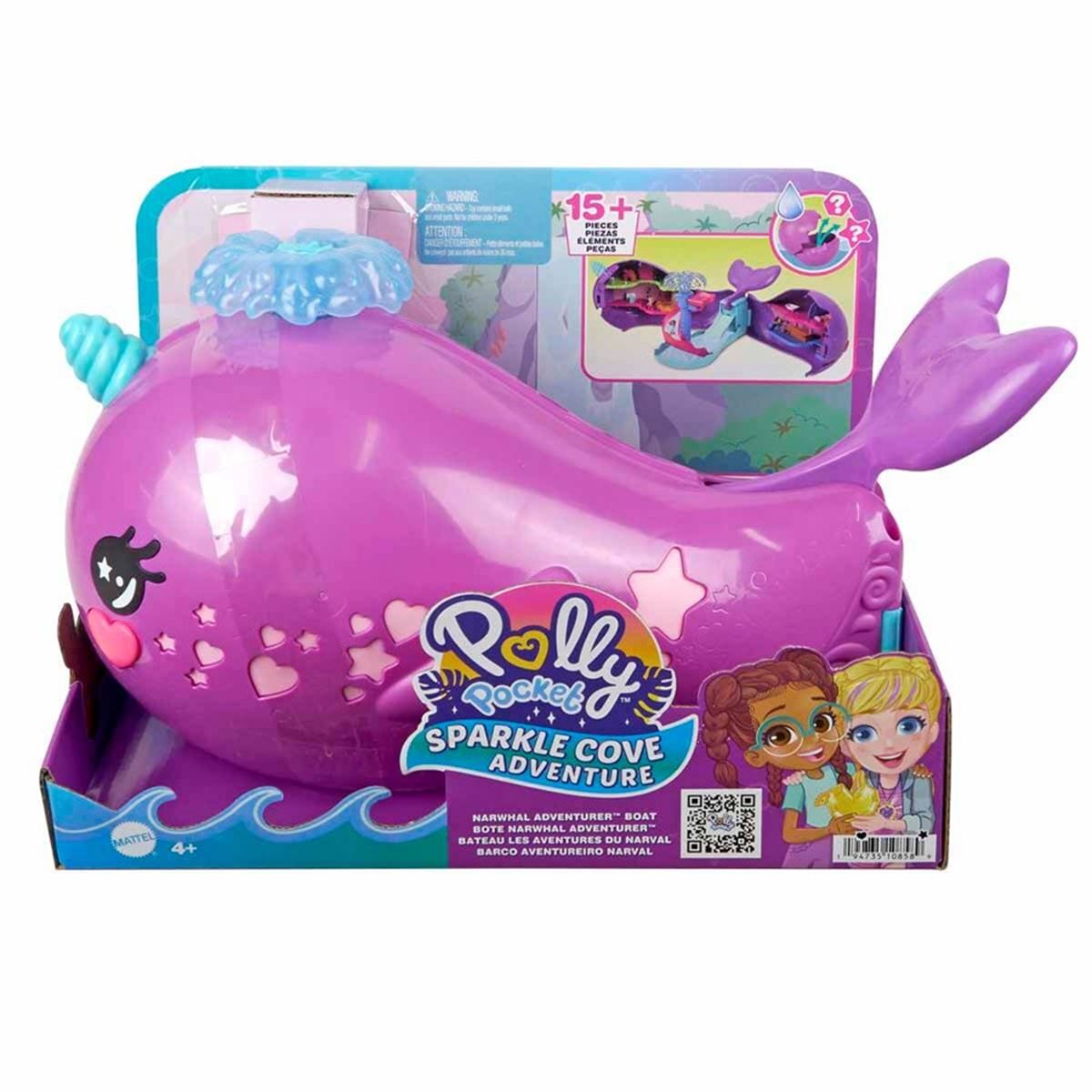 POLLY POCKET HKV71 SPARKLE COVE NARVAL 4+ 1