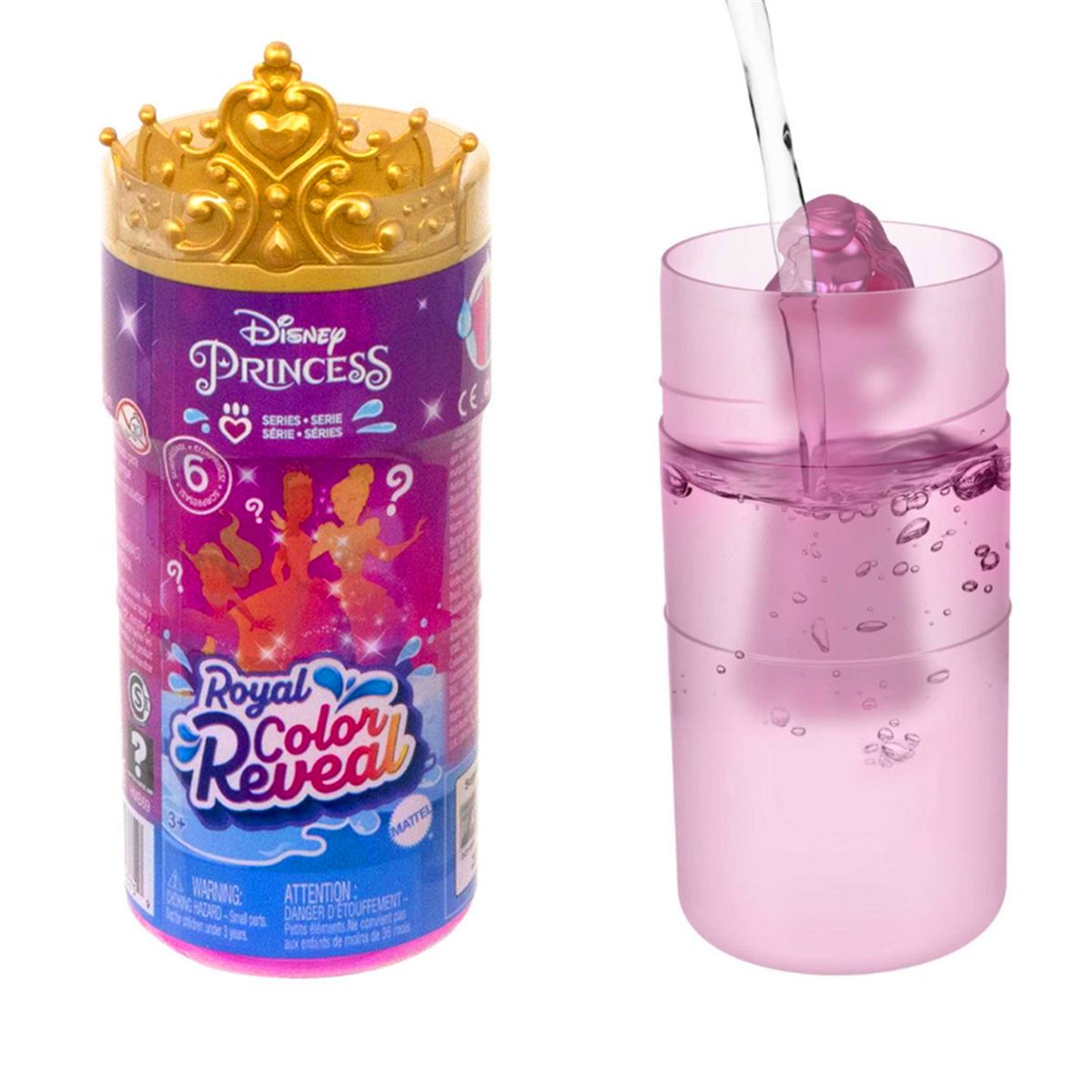 DİSNEY PRİNCESS COLOR REVEAL HMB69 RENK DEĞİŞTİREN BEBEKLER 3+ 1
