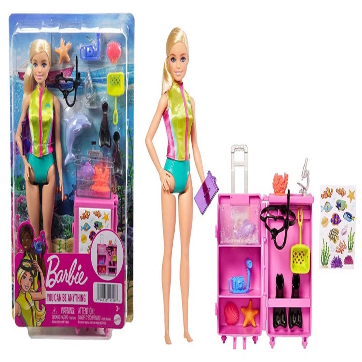 BARBİE HMH26 KARİYER DENİZ BİYOLOĞU OYUN SETİ 3+ 1