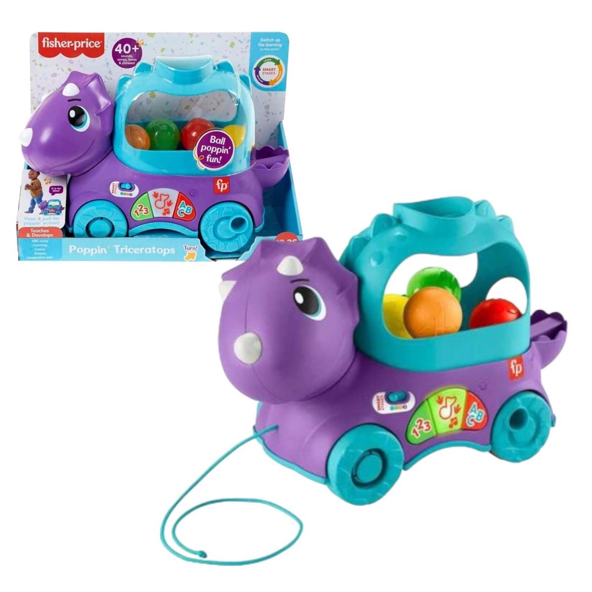FİSHER PRİCE HNR55 EĞLENCELİ DİNOZOR 12-36M+ 1