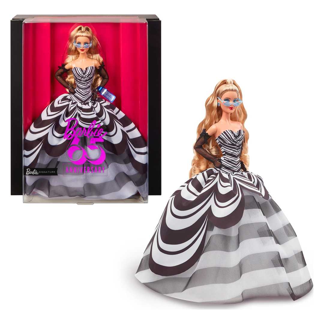BARBİE HRM58 65. YIL ÖZEL KOLEKSİYON BEBEĞİ SARIŞIN 3+ 1