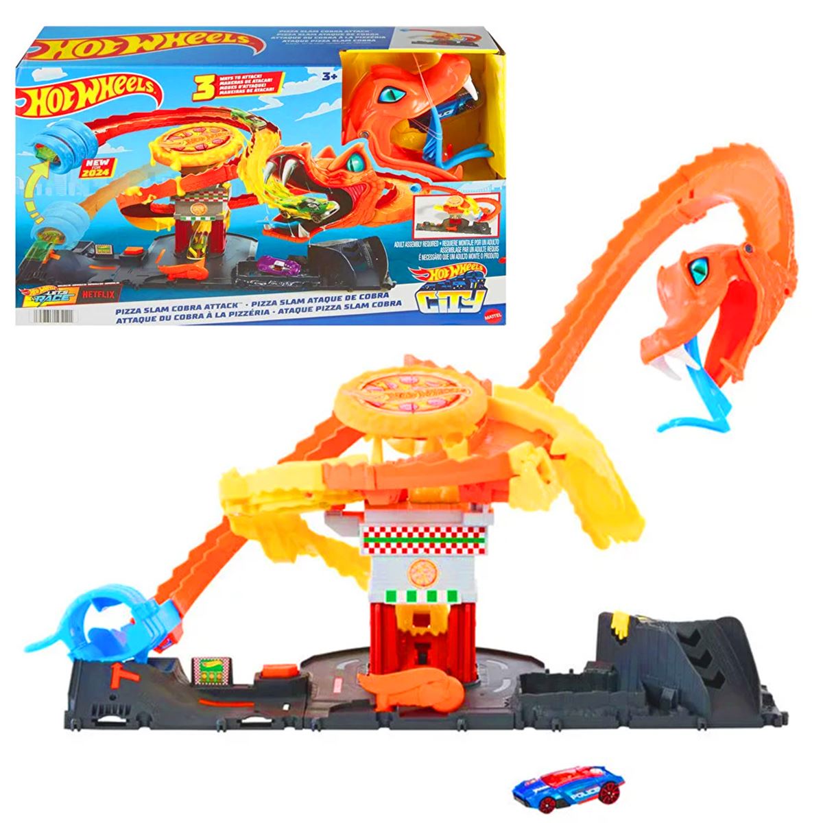 HOT WHEELS HTN81 PİZZA DÜKKANINDA KOBRA MACERASI 3+ 1