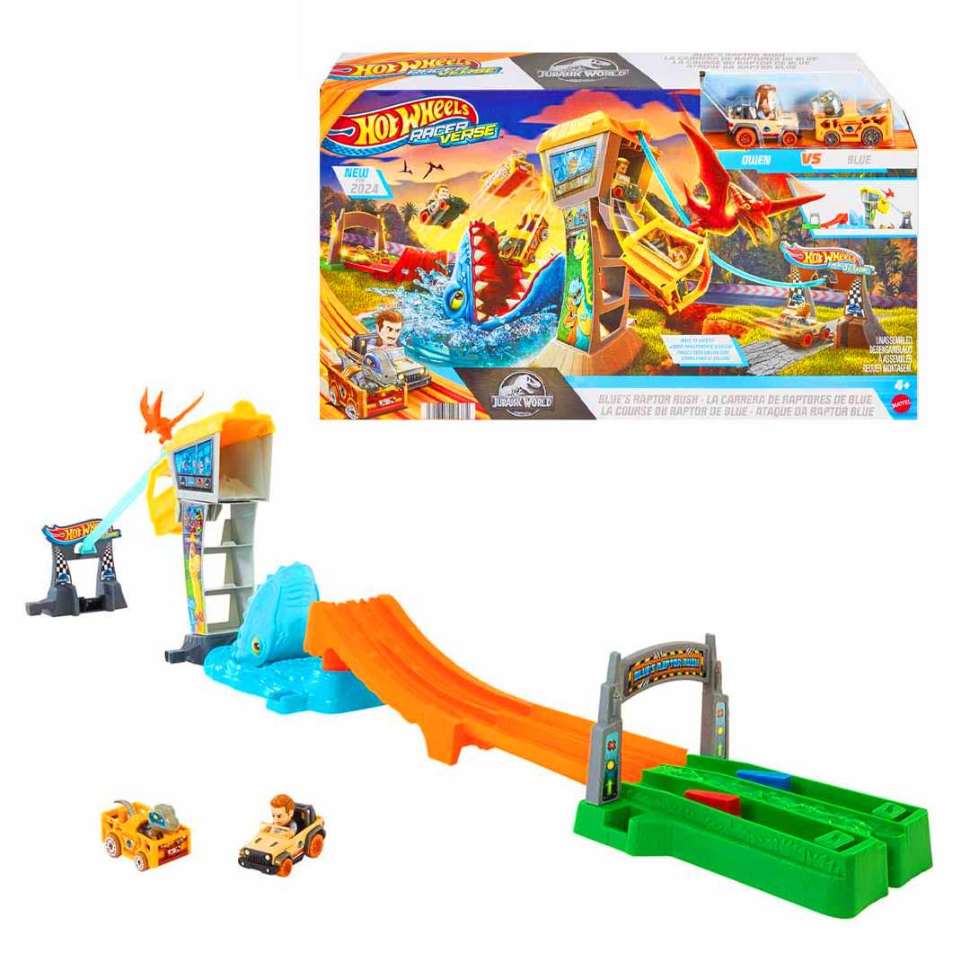 HOT WHEELS HTP12 RACERVERSE JURASSİC PİST SETİ 4+ 1