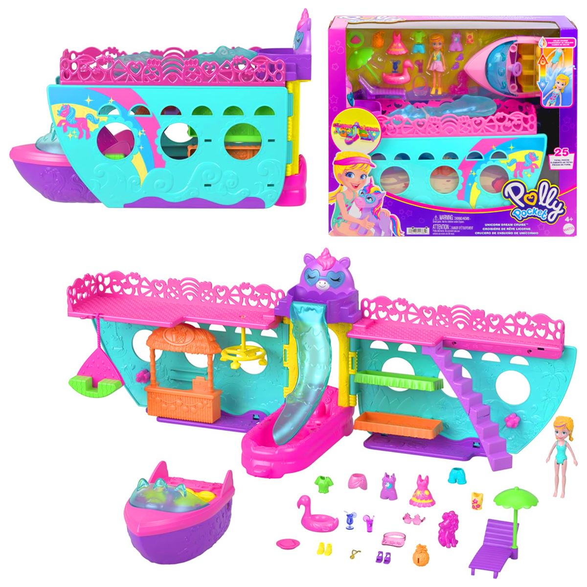 POLLY POCKET HWP26 UNİCORN BOT 4+ 1