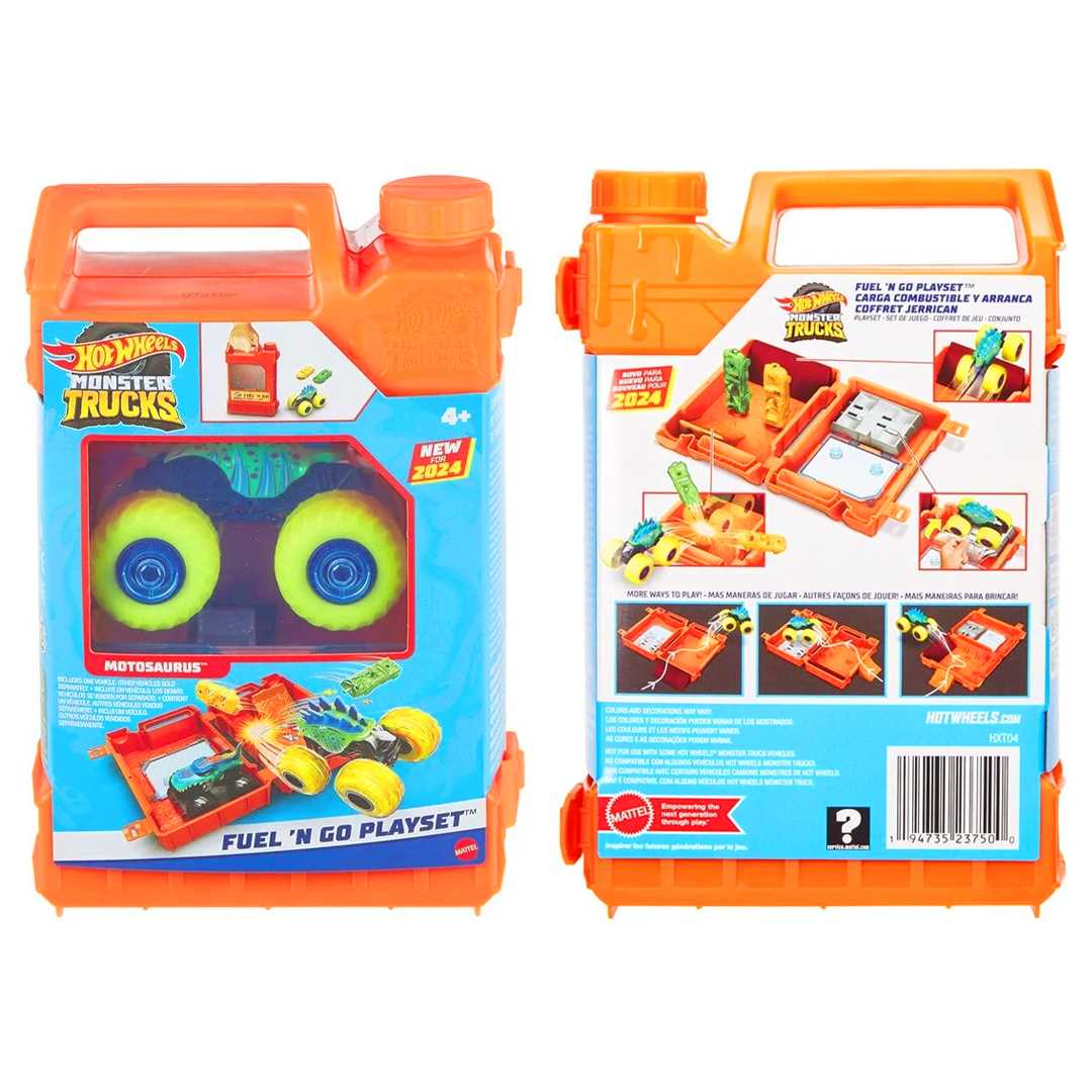 HOT WHEELS HXT04 MONSTER TRUCKS ARABA TAŞINABİLİR OYUN SETİ 4+ 1