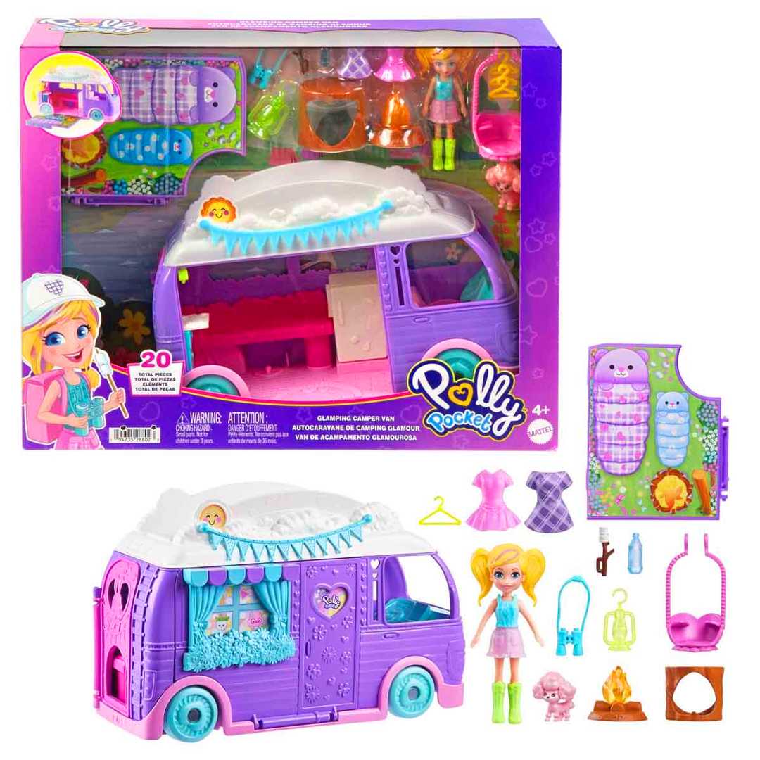 POLLY POCKET JCC32 EĞLENCELİ KARAVAN OYUN SETİ 4+ 1