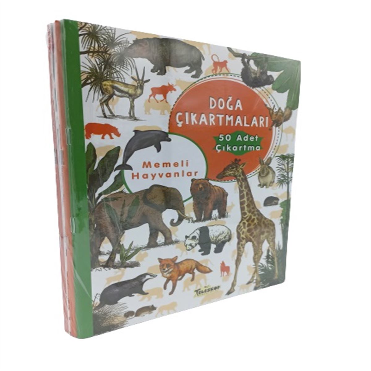 TELESKOP DOĞA ÇIKARTMALARI 2 Lİ 8 KİTAP 1