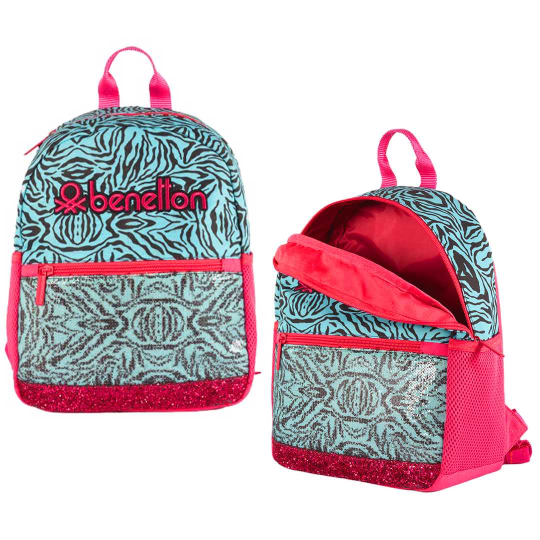 BENETTON OKUL ÇANTASI UNİTED COLORS  76052 ÇİFT BÖLMELİ 1