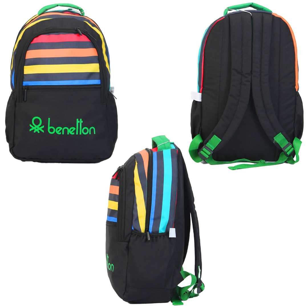 BENETTON OKUL ÇANTASI UNİTED COLORS 76124 ÜÇ BÖLMELİ 1