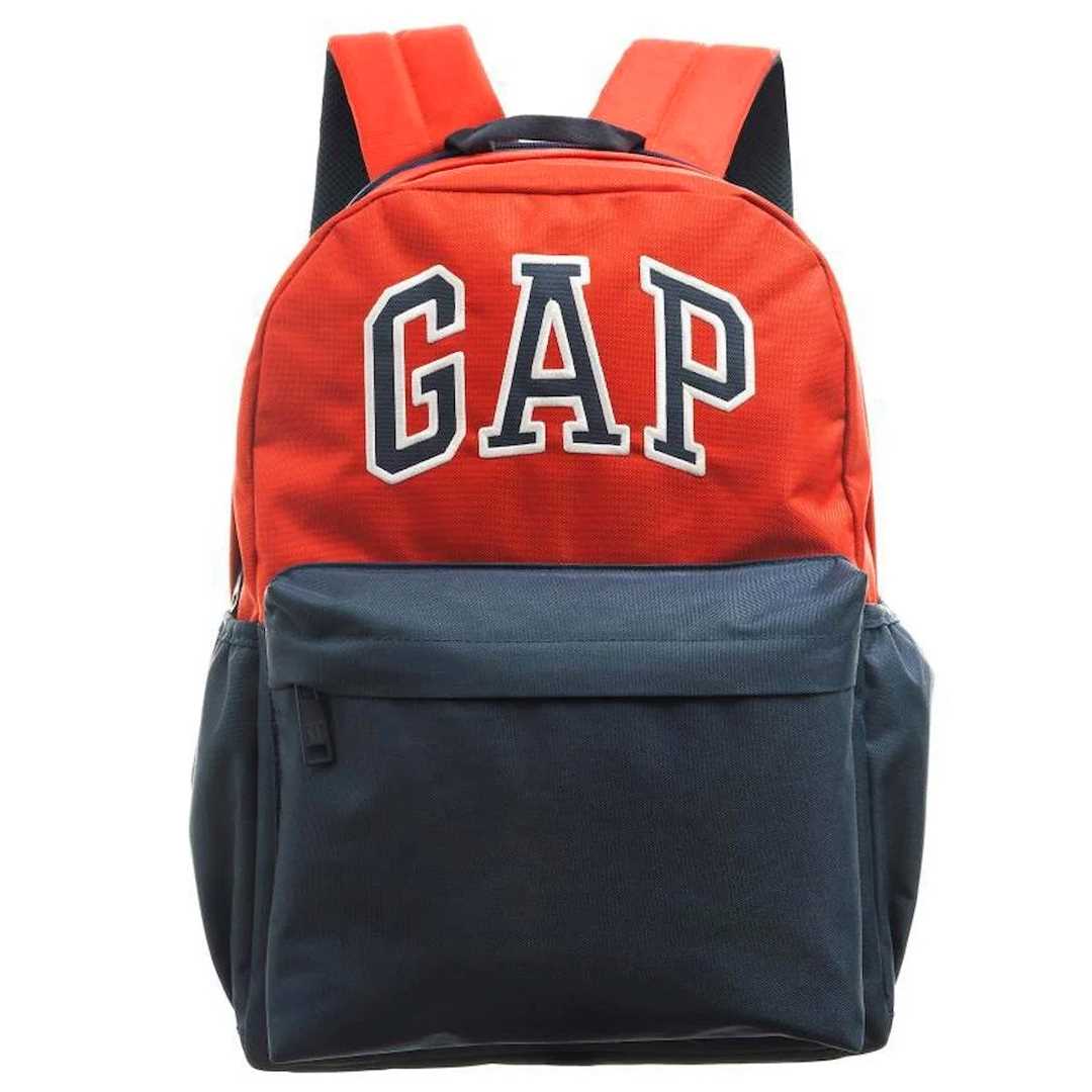 GAP OKUL ÇANTASI 03427 KIRMIZI LACİVERT ÜÇ BÖLMELİ 1