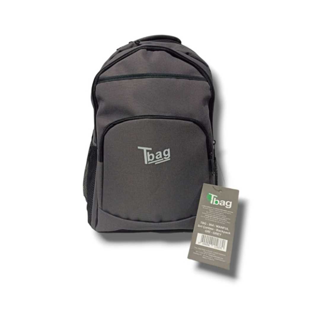 TBAG OKUL ÇANTASI TBAG-904 MANFUL GRİ DÖRT BÖLMELİ 1