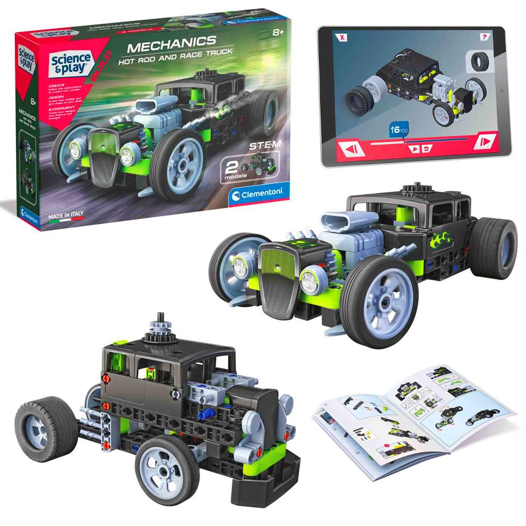 CLEMENTONİ MECHANİCS 75076 HOT ROD AND RACE TRUCK 8+ 1