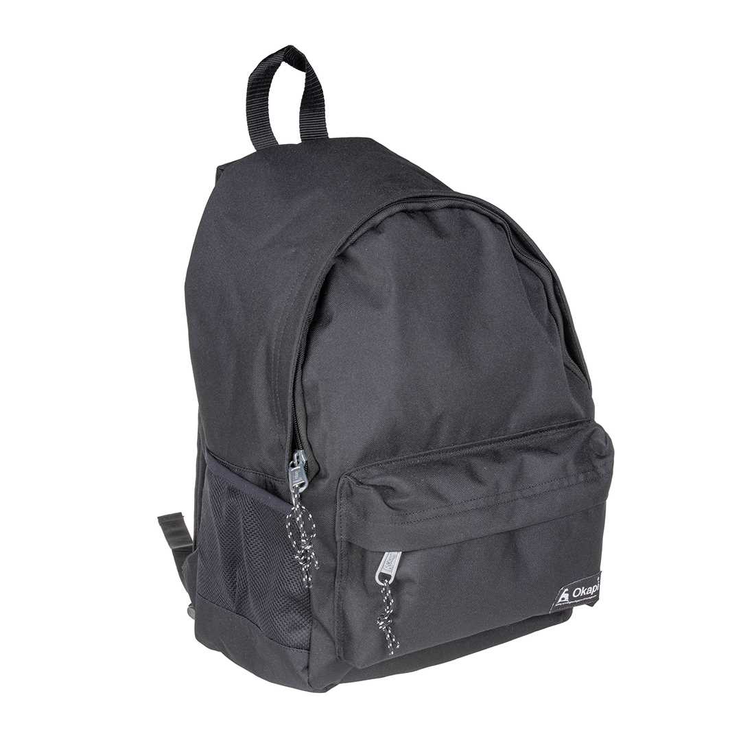 OKAPİ OKUL ÇANTASI OKP-112 SİYAH ÇİFT BÖLMELİ 1