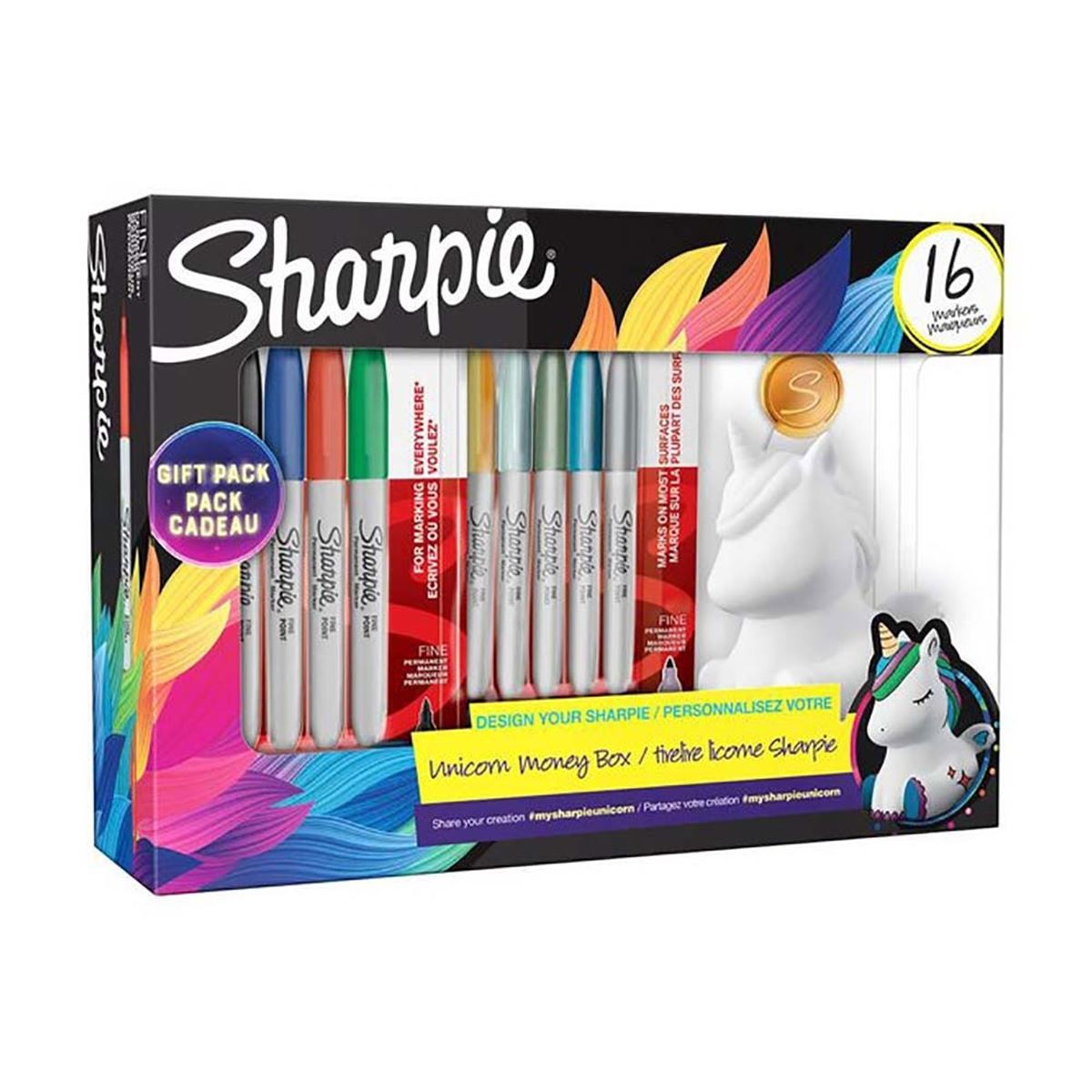 SHARPİE FİNE PERMANENT MARKÖR 2164411 UNİCORN KUMBARALI 16 LI 1
