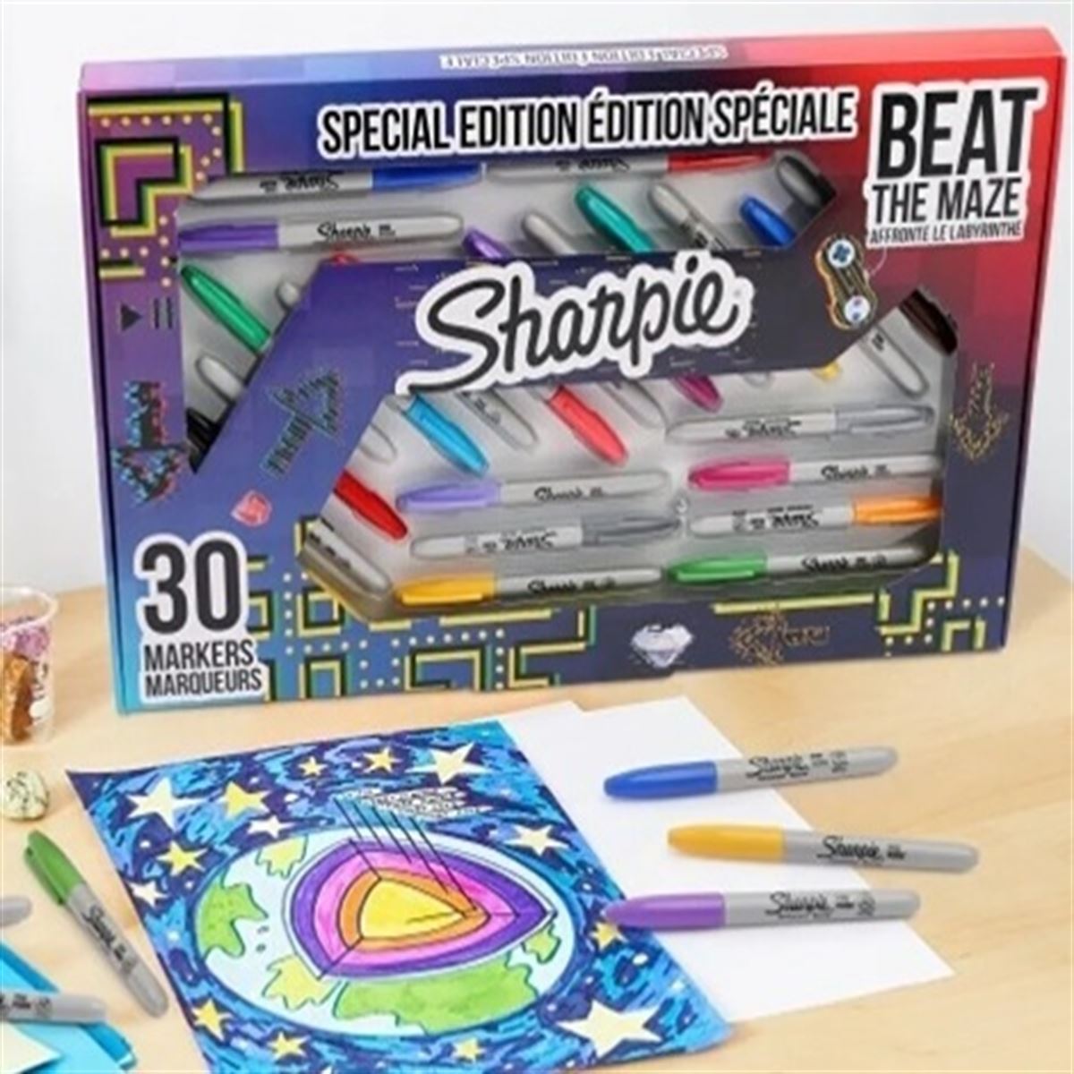 SHARPİE FİNE PERMANENT MARKÖR 2180836 LABİRENT 30 RENK 1