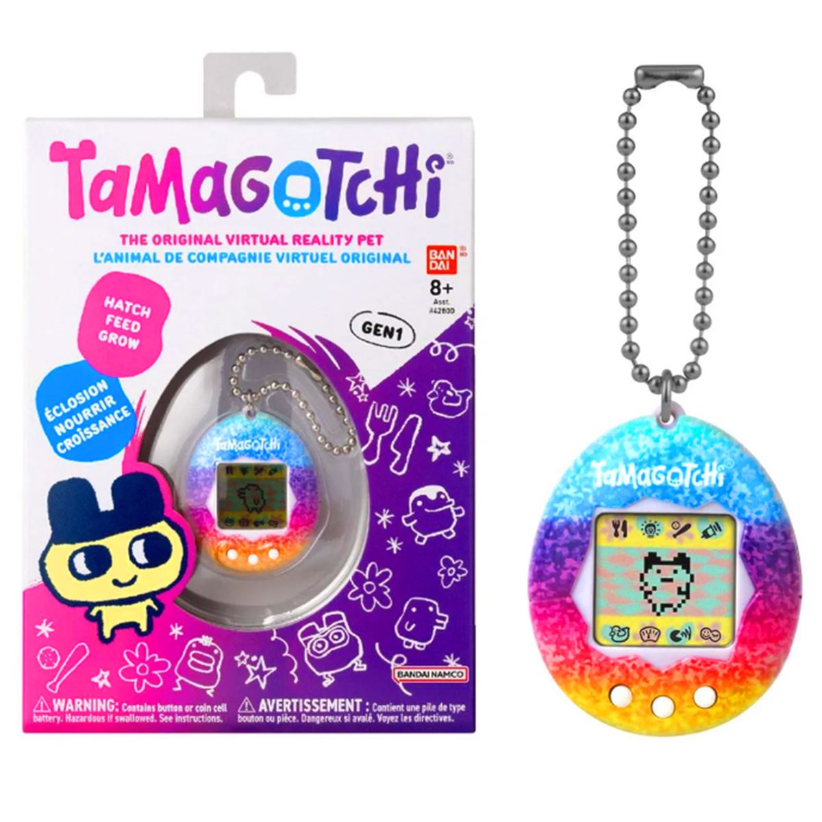 BANDAİ TAMAGOTCHİ 42800 SANAL BEBEK GEN 1 GÖKKUŞAĞI 8+ 1