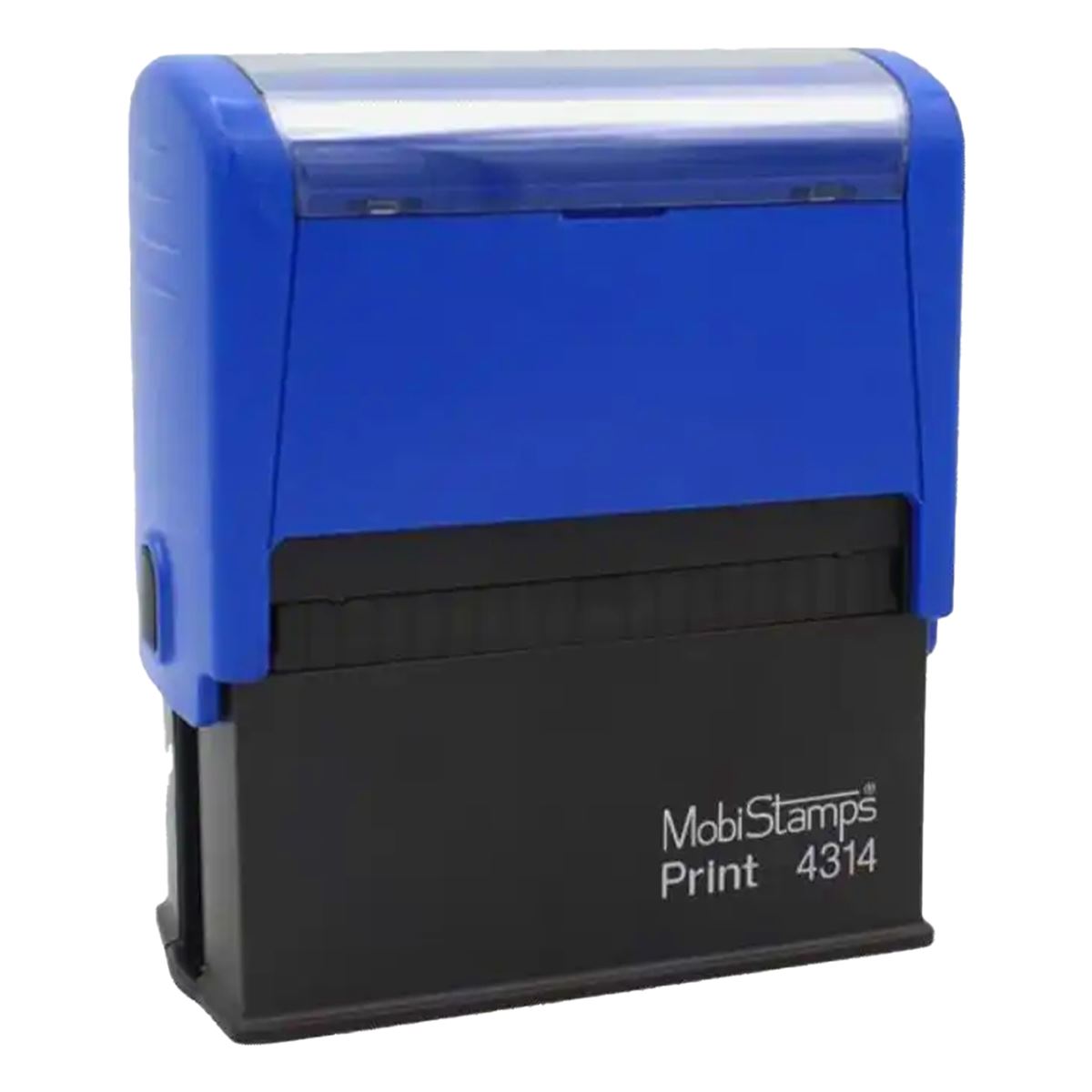 MOBİSTAMPS KAŞE 4314 MAVİ KEÇE 30x70 MM 1
