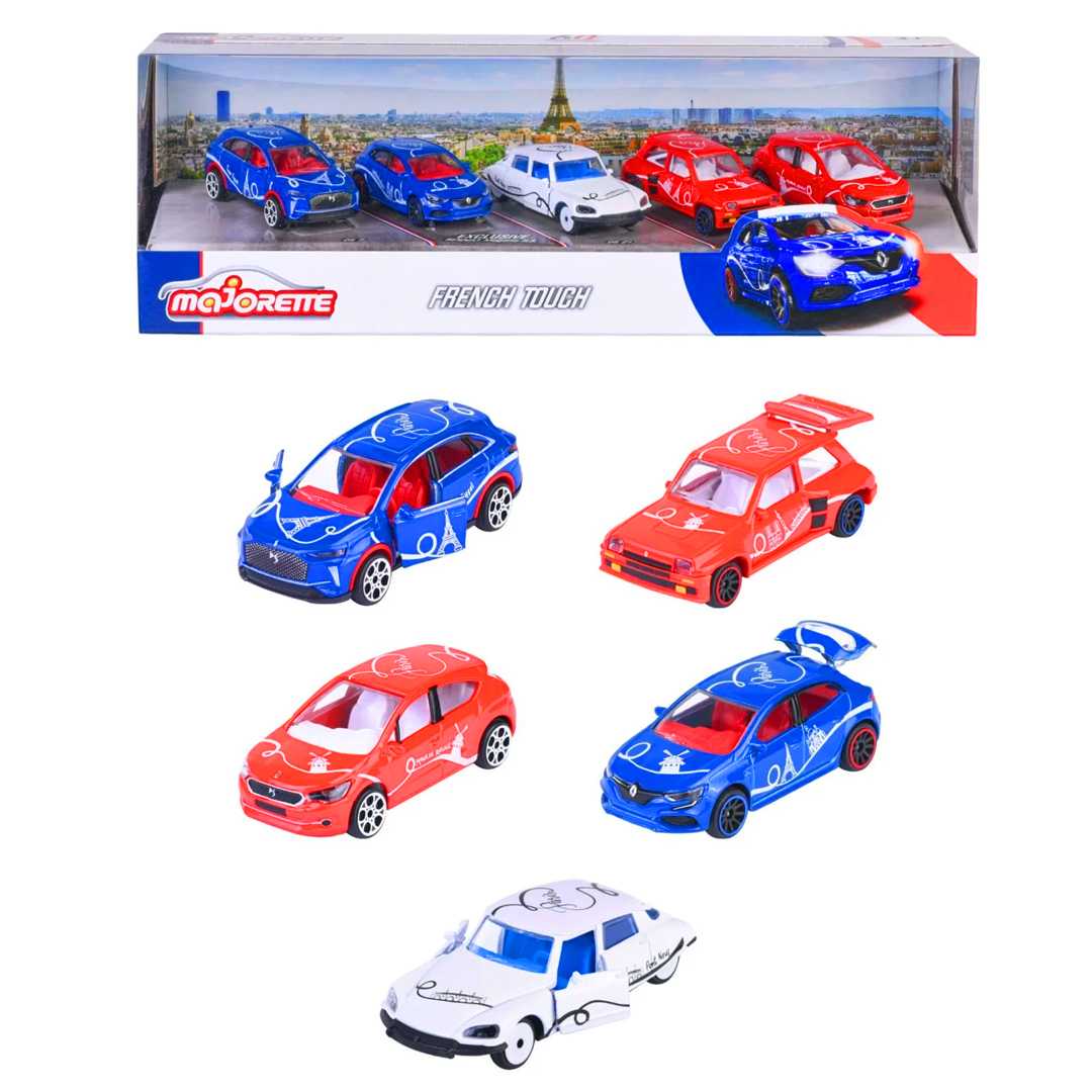 SİMBA MAJORETTE 2055012 FRENCH TOUCH METAL ARABALAR 5 Lİ SET 3+ 1