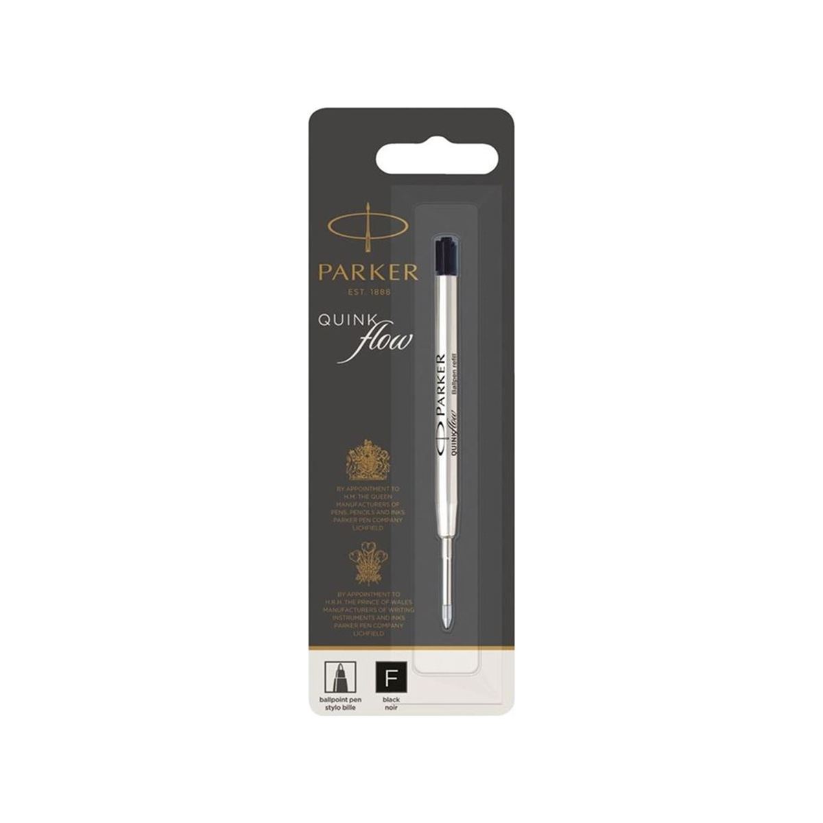 PARKER TÜKENMEZ KALEM YEDEĞİ METAL F UÇ SİYAH 909530-1950367 1