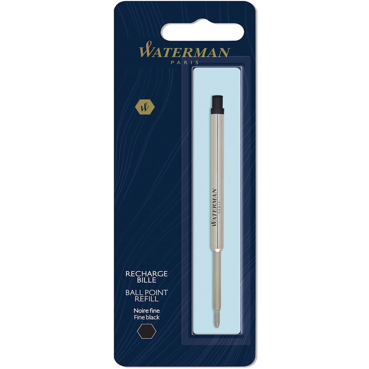 WATERMAN TÜKENMEZ KALEM YEDEK METAL SİYAH 1964017 1