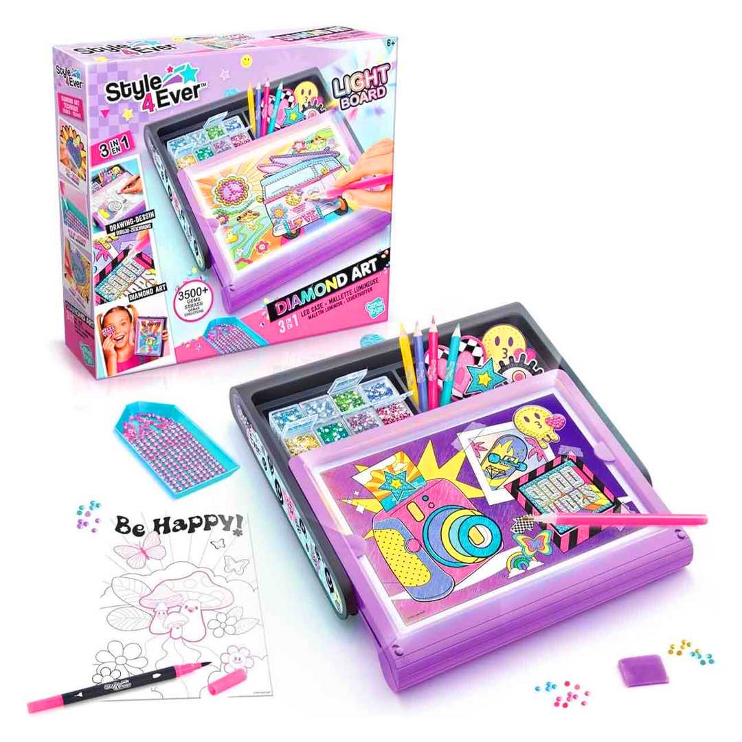 SUNMAN STYLE 4 EVER DİAMOND ART OFG 300 ELMAS SANATI 3İN1 IŞIKLI HOBİ SETİ 6+ 1