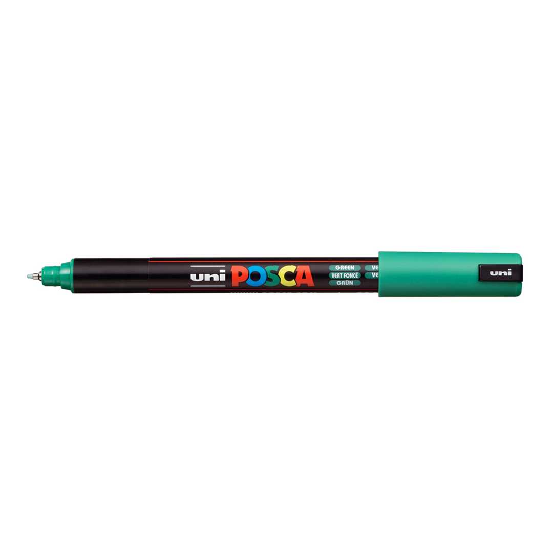 UNİ POSTER MARKÖRÜ POSCA PC-1MR 07 METALİK YEŞİL 6 LI 1