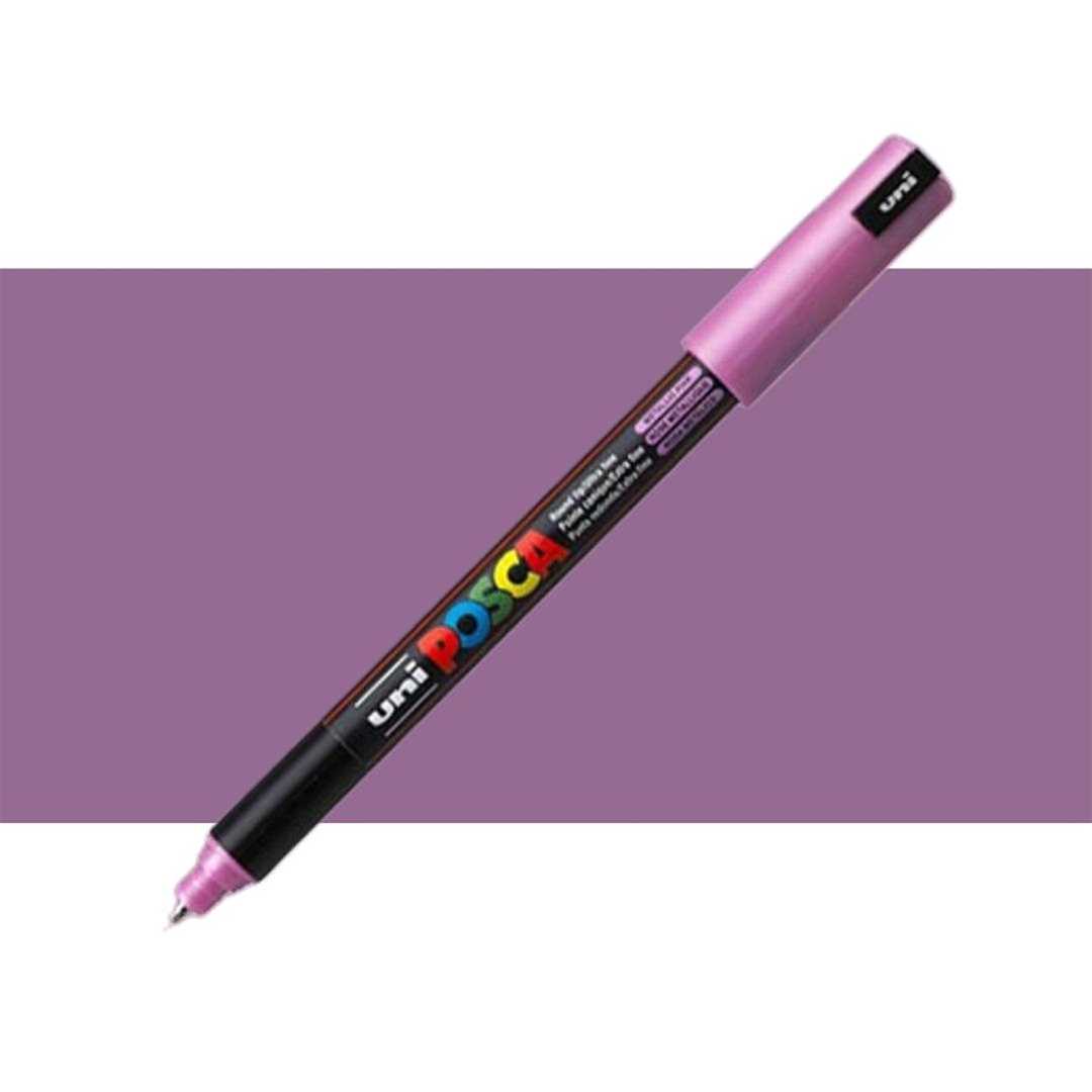 UNİ POSTER MARKÖRÜ POSCA PC-1MR 07 METALİK PEMBE 6 LI 1