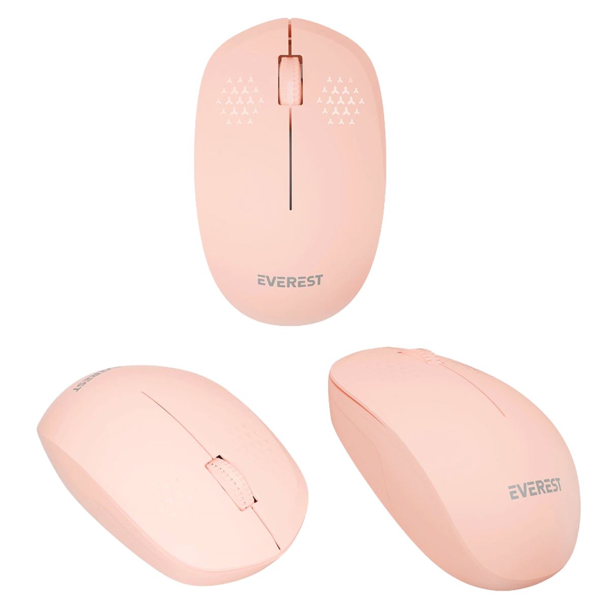 EVEREST KABLOSUZ MOUSE SMW-88 AÇIK PEMBE 1